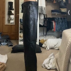 Zara leather pants